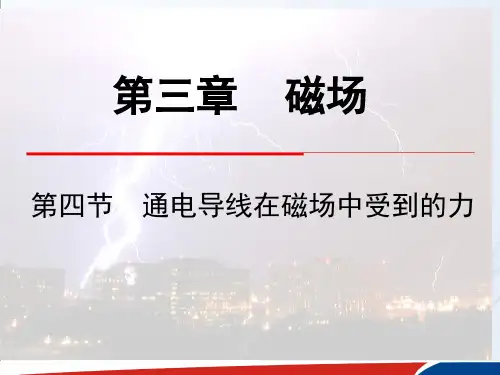 《通电导线在磁场中受到的力》解析