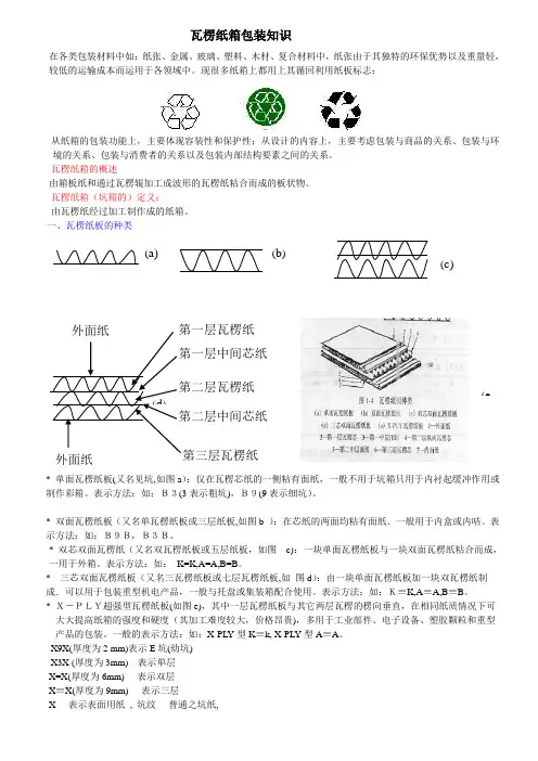 纸箱包装知识