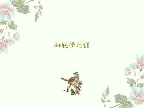 海底捞培训共39页文档