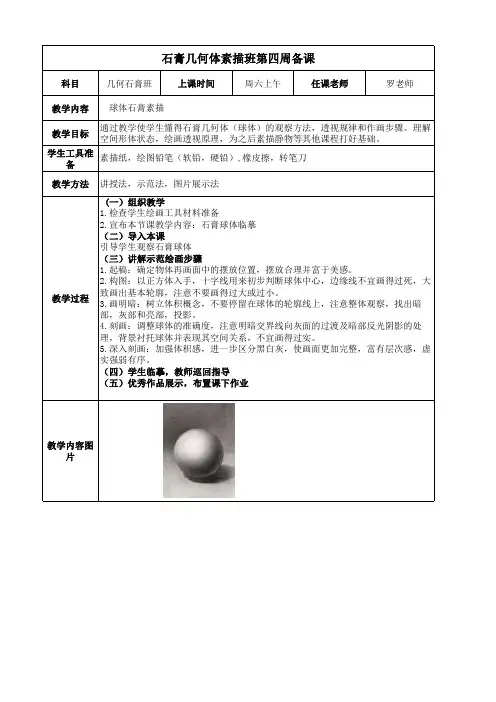 瓶子与水果组合结构素描教案 (2)