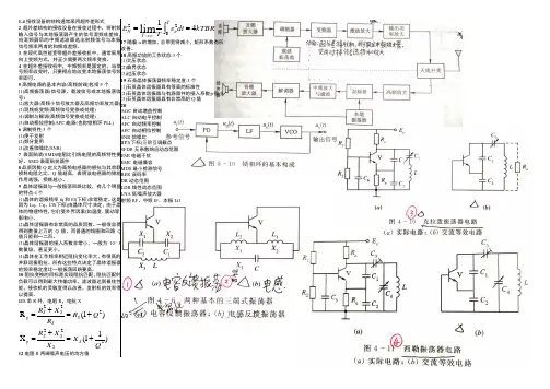 高频电子线路知识点