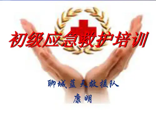 红十字会初级救护员培训讲稿(定稿)