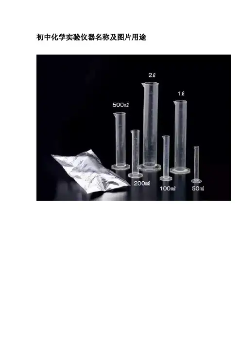 初中化学实验仪器名称及图片用途