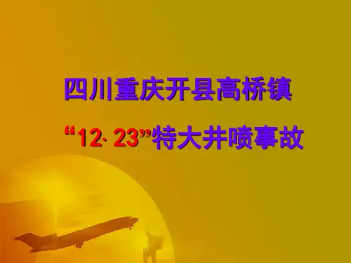 “12· 23”特大井喷事故案例