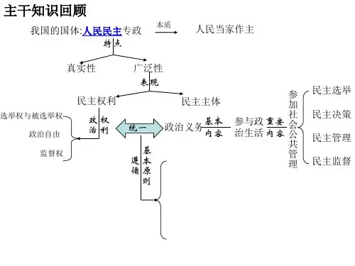 高一政治公民的政治生活复习(PPT)5-5