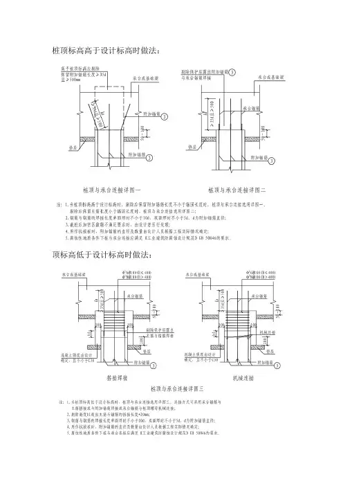 预应力高强混凝土实心方桩接桩、截桩要求