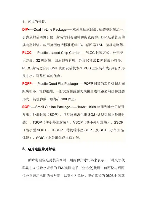 元器件的封装