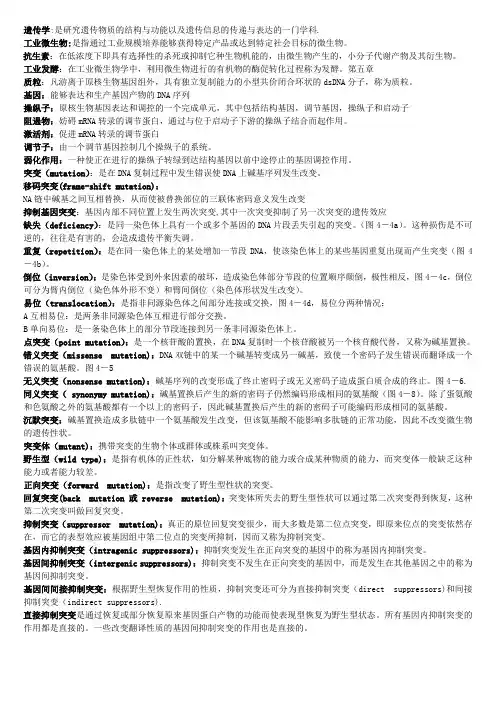 名词解释