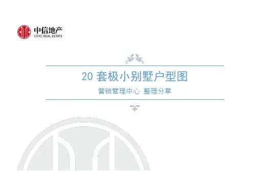 20套极小别墅户型图