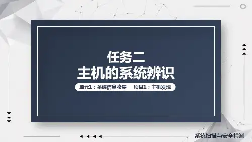 主机的系统辨识