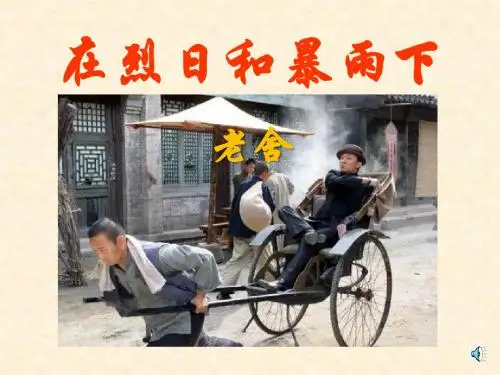 《在烈日和暴雨下》PPT课件2 (共17张PPT)