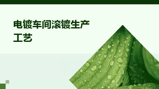 电镀车间滚镀生产工艺