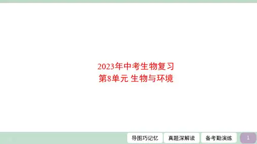 第8单元 生物与环境 2023年中考生物一轮复习考点精讲课件(北师大版)