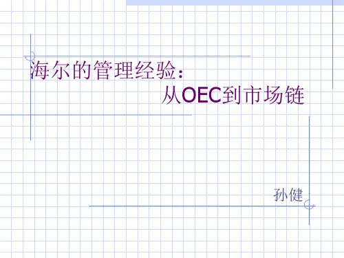 海尔企业的管理经验