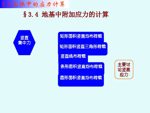 土力学---附加应力
