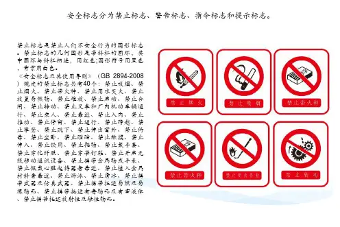 安全标志分类及排序规则,一次说清楚