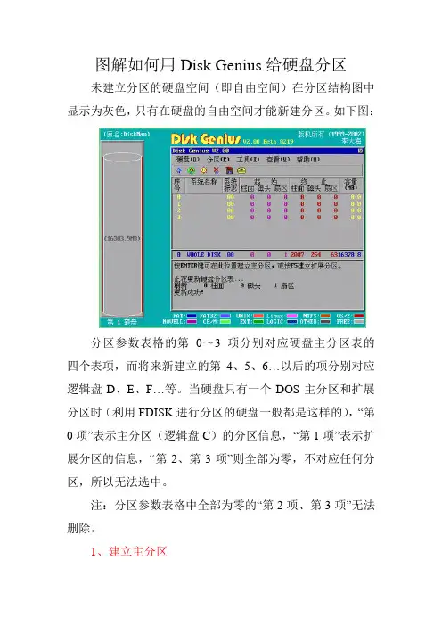 Disk Genius硬盘分区