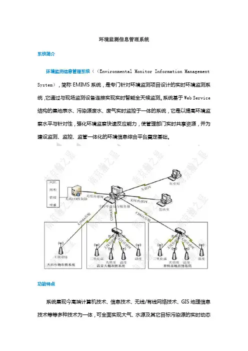 环境监测信息管理系统