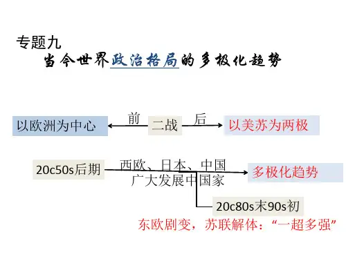 人民版必修一9.1 美苏争锋课件(共26张PPT)