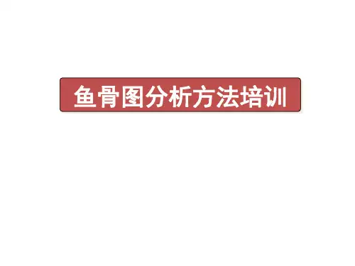 鱼骨图分析法培训PPTppt课件