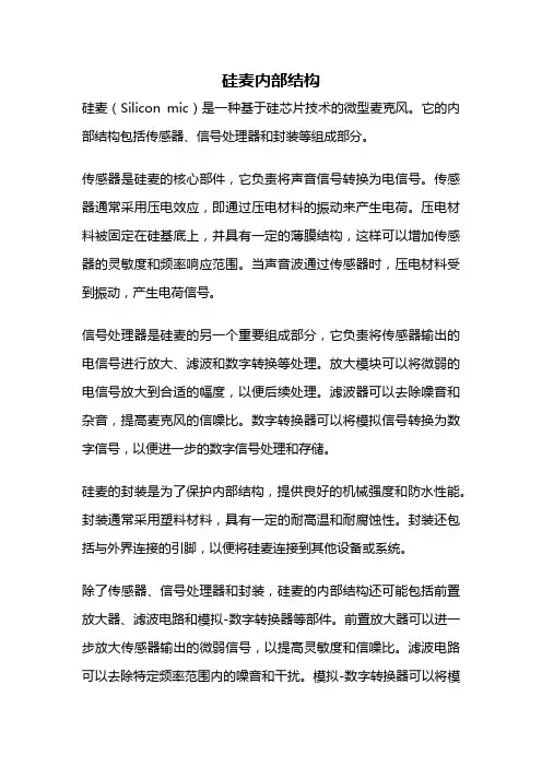 硅麦内部结构