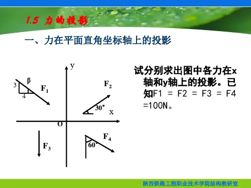 学习任务4：投影、力矩、力偶