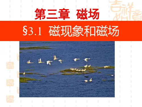 高中物理《3.1  磁现象和磁场》课件ppt