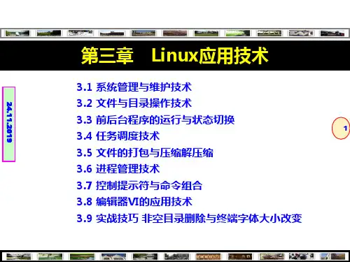 Linux应用技术讲义(PPT 56页)
