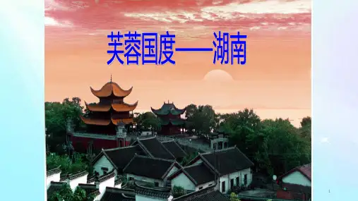 湖南乡土地理培训资料.pptx