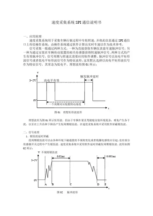 SPI通信规格书