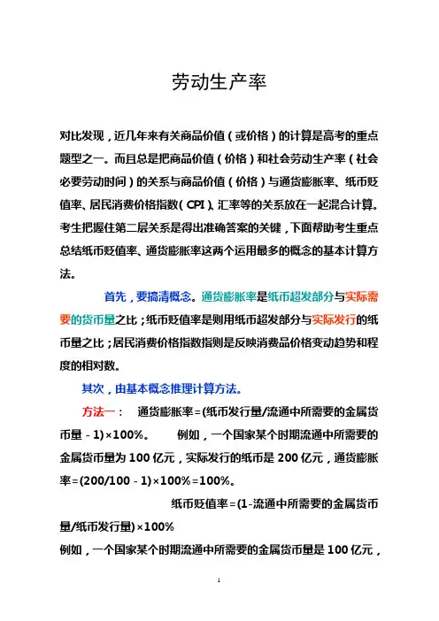 劳动生产率
