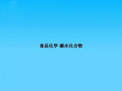 食品化学 碳水化合物