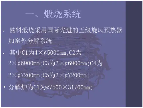 窑外分解窑技术总结