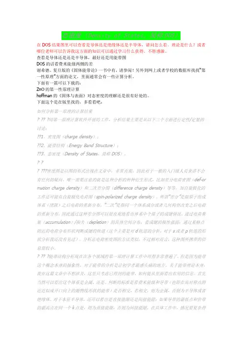 DOS态密度