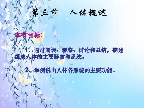 人体概述PPT教学课件