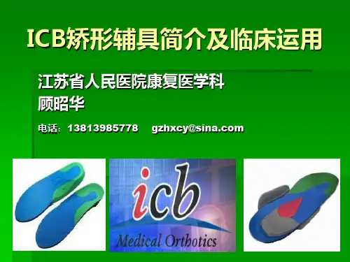 ICB矫形鞋垫的简介