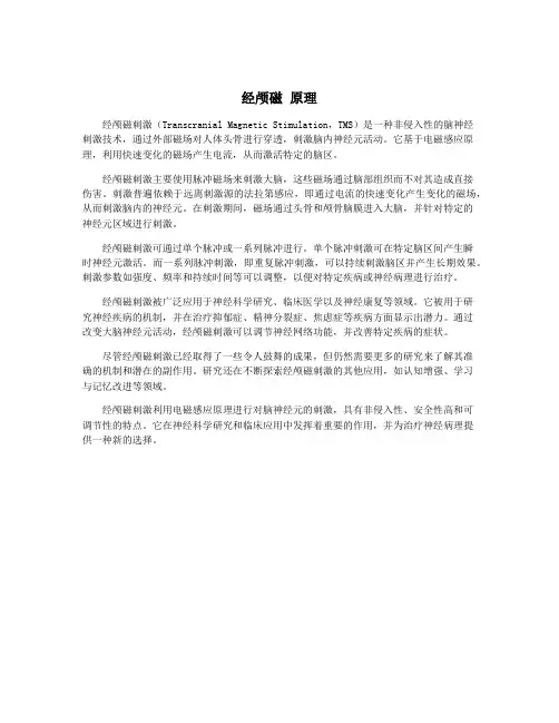 经颅磁 原理