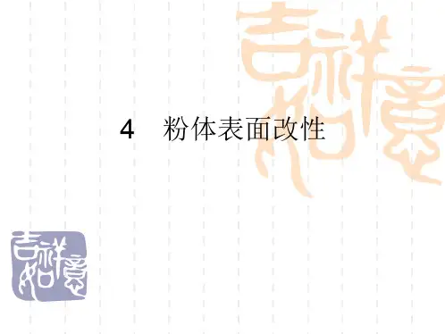 粉体表面改性