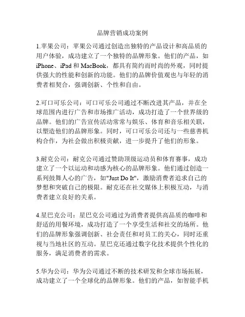品牌营销成功案例