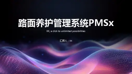 路面养护管理系统PMSx
