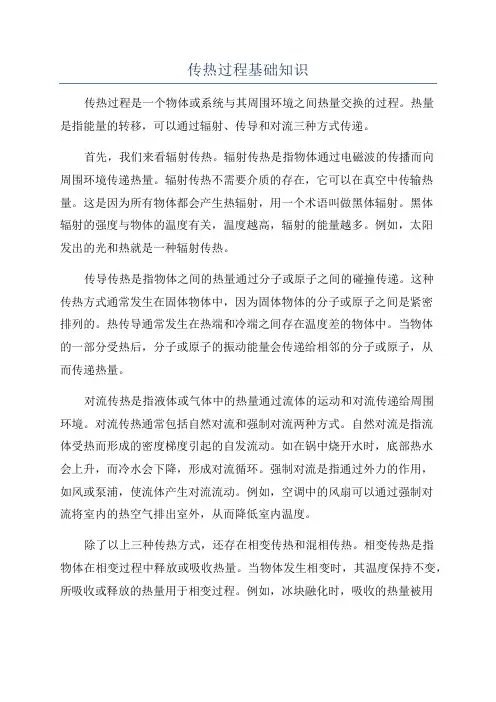 传热过程基础知识