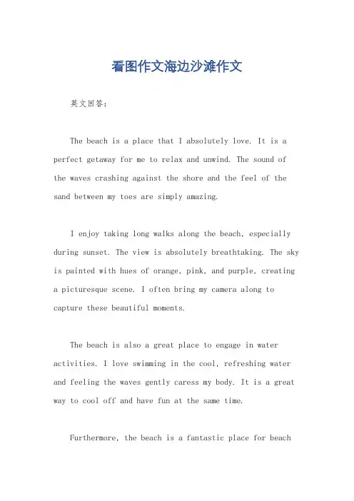 看图作文海边沙滩作文