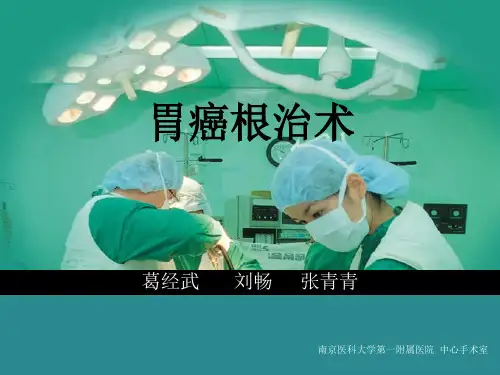 胃癌根治术  ppt课件