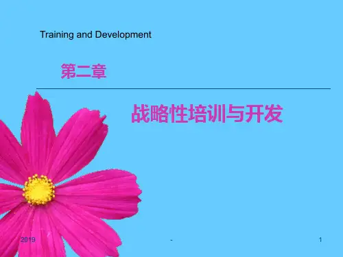 第章 战略性培训与开发ppt课件