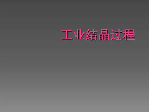 工业结晶技术ppt课件