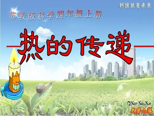 苏教版小学科学四年级上册《热的传递》课件.ppt2解读