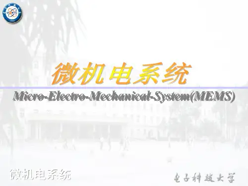 微机电系统精品PPT课件