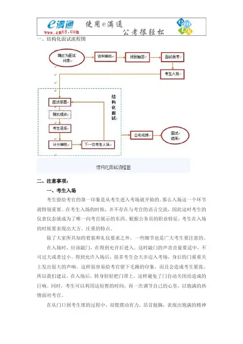 1-2结构化面试流程及注意事项