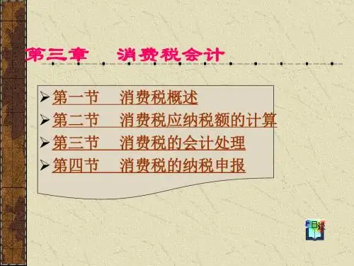 第三章 消费税会计