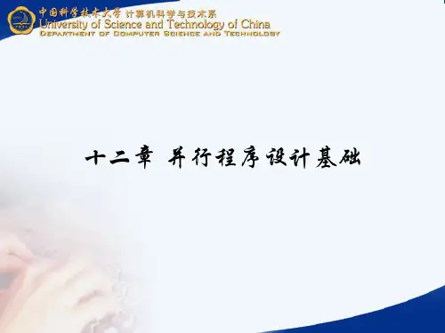 12 并行程序设计基础